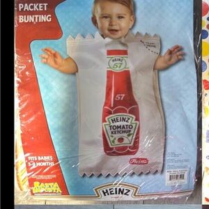Ketchup Packet Baby Costume - Red and White